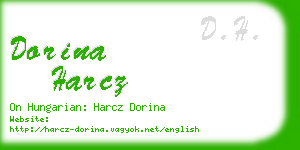 dorina harcz business card